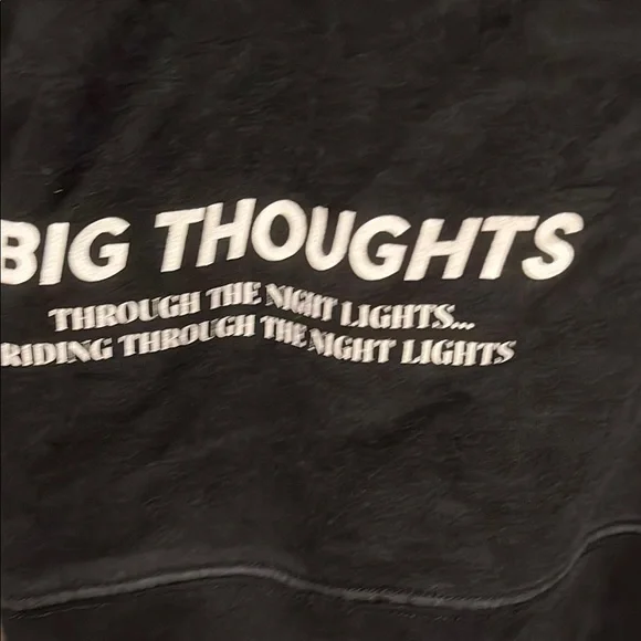 Zara Soar High Sky Black Crewneck Sweater with Graphic Design Men's Size Medium - Picture 3 of 8